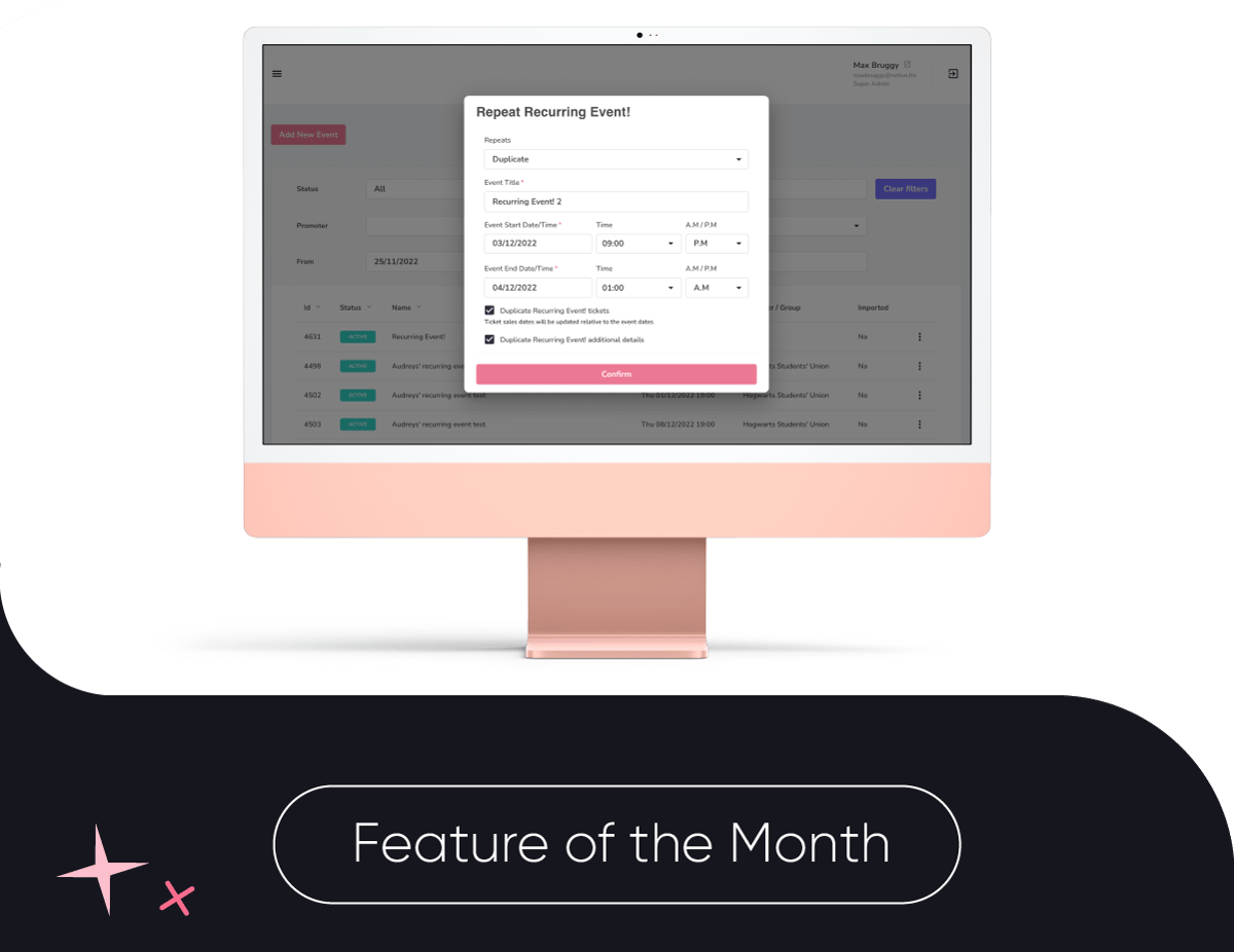 Feature of the Month Dec